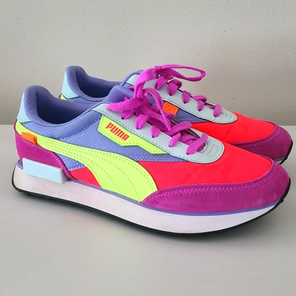 Puma Shoes - PUMA Future Rider Play On Water Fight Sunblaze Fizzy Light Nitro Blue Sneakers 7